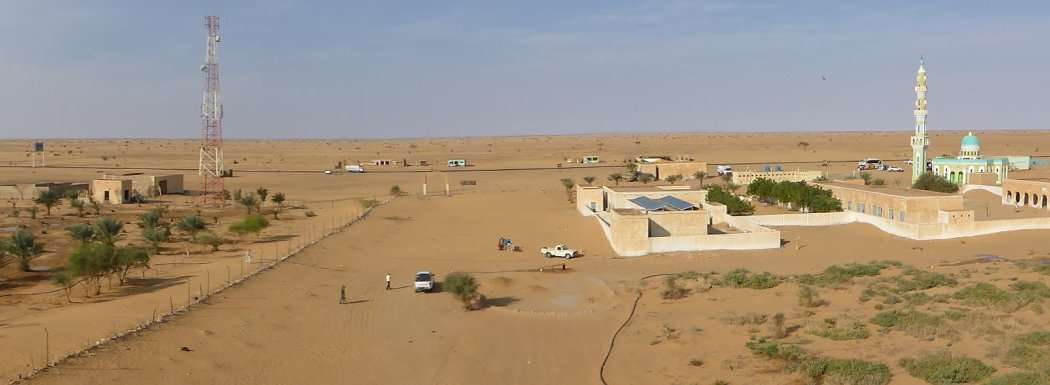 Solare Wasserpumpe im Sudan